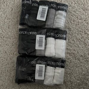 Abercrombie & Fitch Boxer Briefs - Black, Gray, White